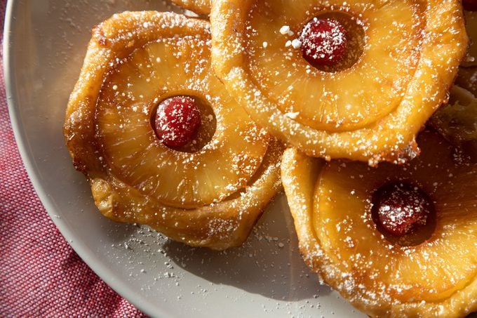 Close Up Pineapple Upside Down Pastries Adrienne Peña For Toh