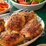 Crispy Baked Chicken Thighs