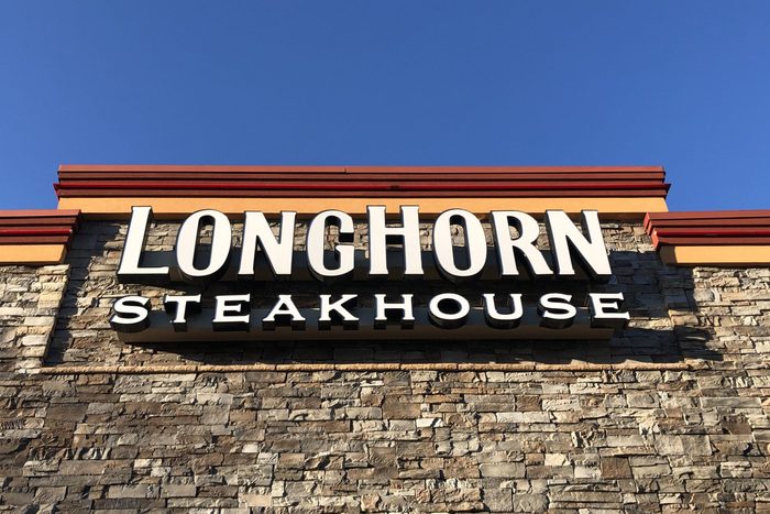 Longhorn Steakhouse exterior sign, Rego Park Mall, Queens, NY