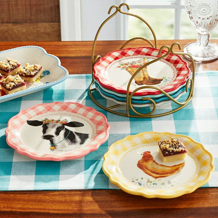 Novelty Plates And Rack