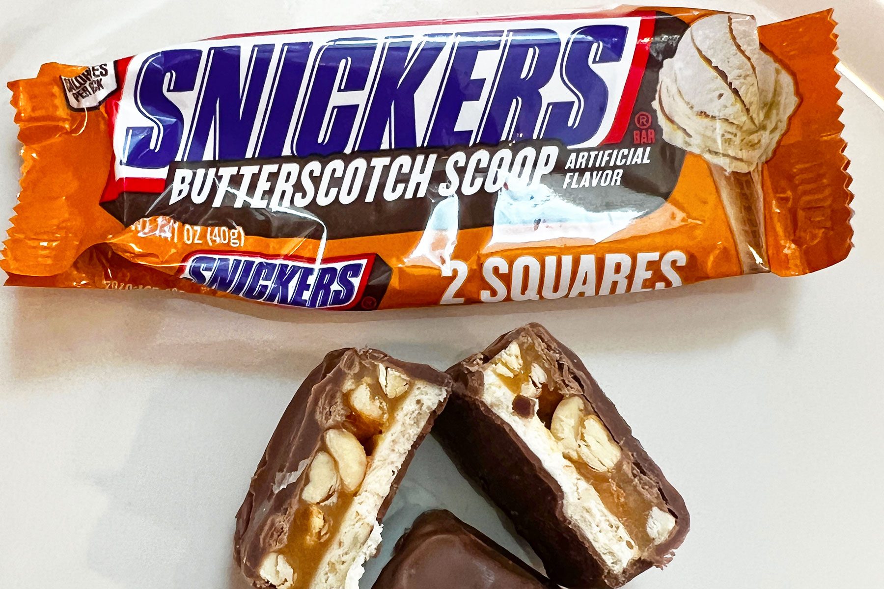 Snickers Butterscotch Scoop: New Snickers Flavor Review