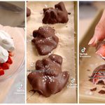 We Are Drooling Over These Viral Chocolate Strawberry Yogurt Clusters