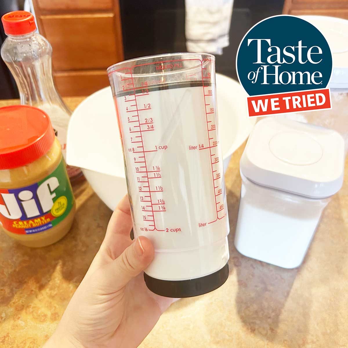 Essentials for Bakers: Adjustable Plunger-Style Measuring Cup