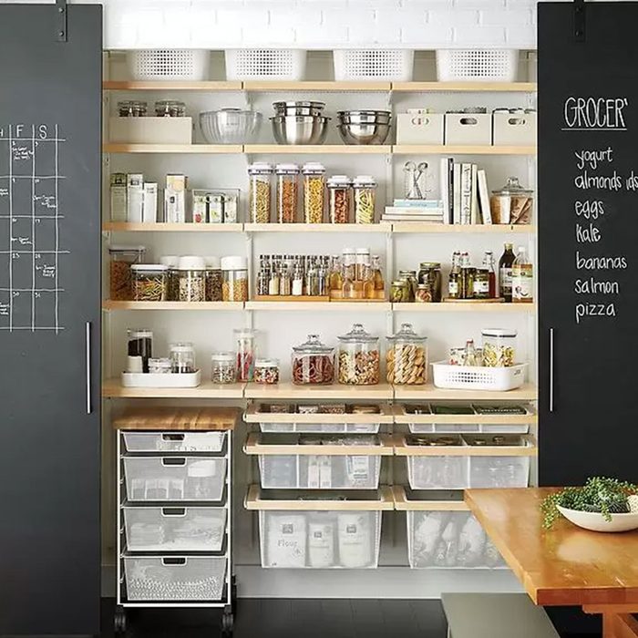 Birch And White Reach In Pantry