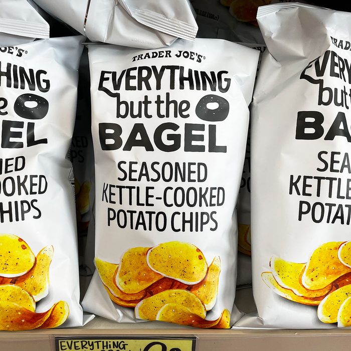 Everything But The Bagel Chips Trader Joe's Snacks Kristina Vänni For Taste Of Home