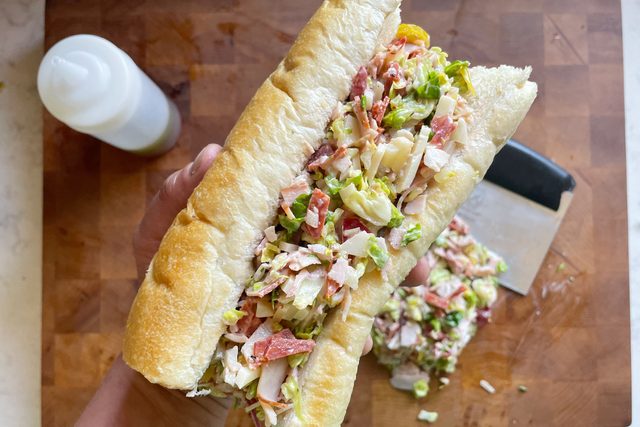 Toh Tiktok's Viral Chopped Italian Sandwich Chopped Hero 3 Risa Lichtman For Taste Of Home Jvedit