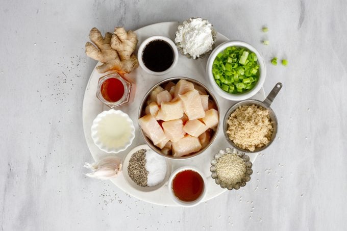 ingredients for Teriyaki Chicken