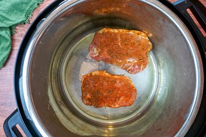 Searing Pork Chops in Pressure Cooker
