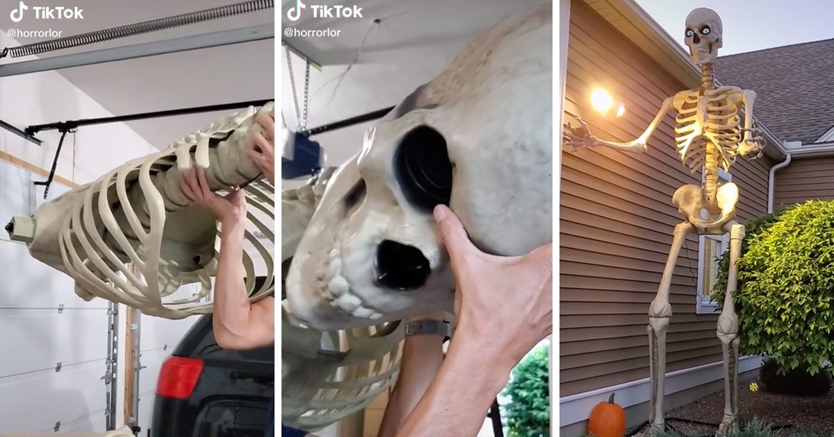 The Giant Home Depot Skeleton Is Back in Stock for 2021