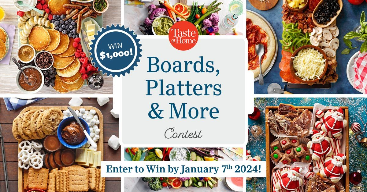 Taste of Home Boards, Platters & More: 219 Party Perfect Boards, Bites &  Beverages for any Get-together by Taste of Home, Hardcover