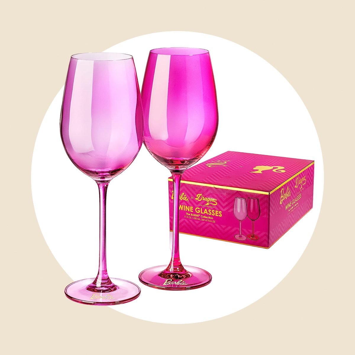 Barbie Wine Glasses