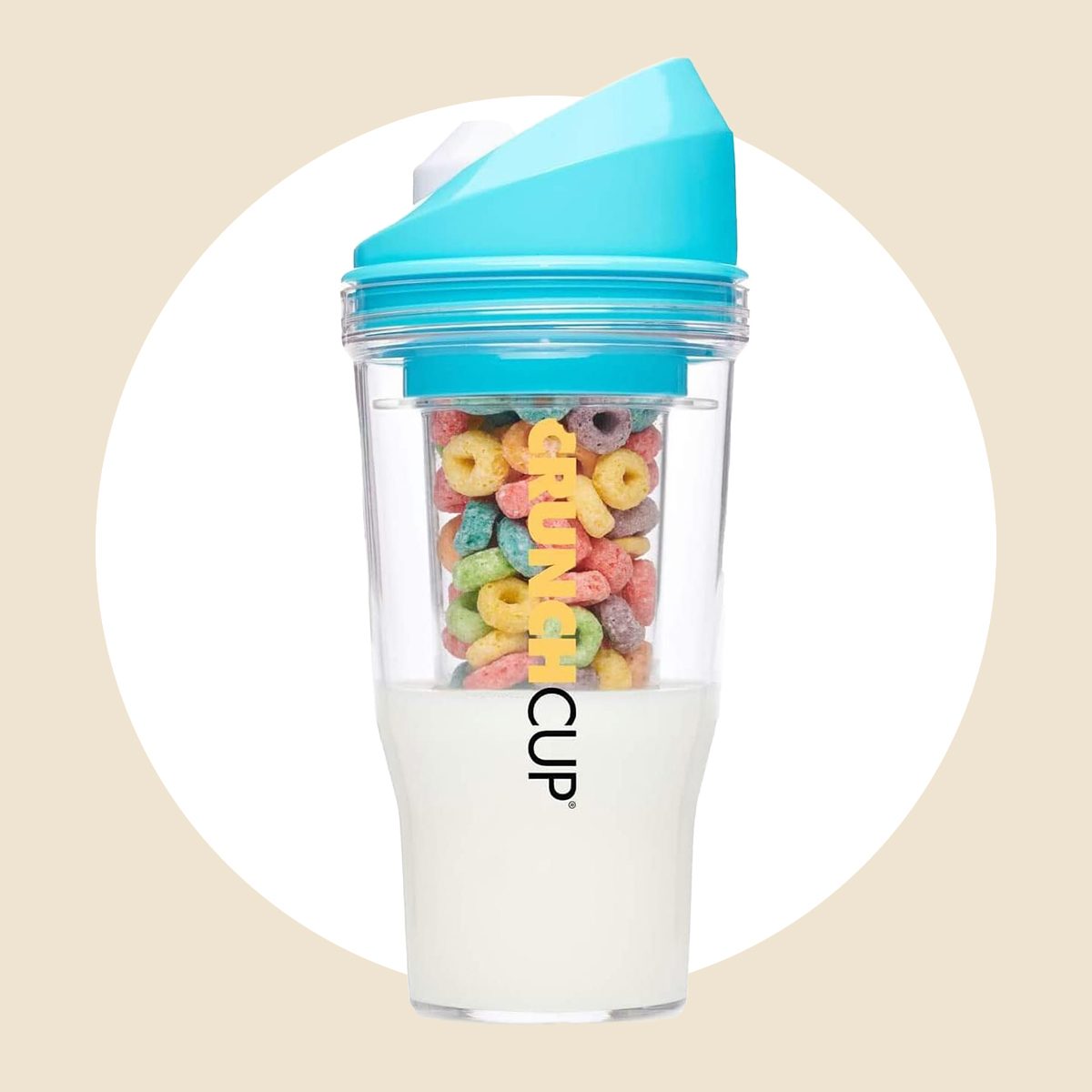 Crunchcup A Portable Plastic Cereal Cup