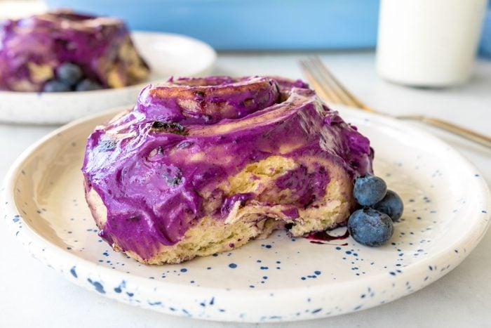 Styled Blueberry Cinnamon Rolls Molly Allen For Toh