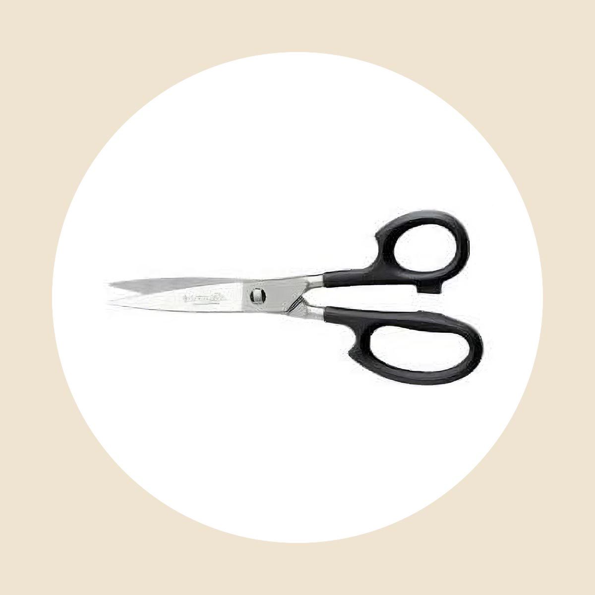 A Pair of Scissors With Black Handles
