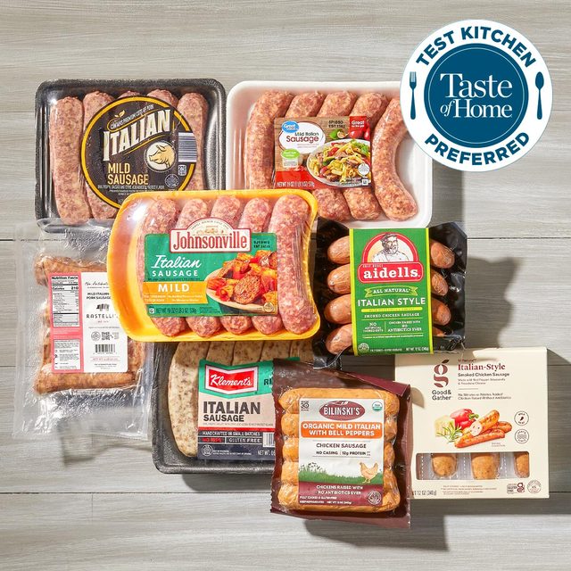 selection of the Best Italian Sausage Links