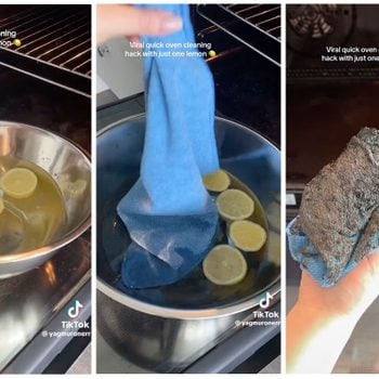 Viral Lemon Slice Water Oven Cleaning Hack Via YagMuronerr TikTok