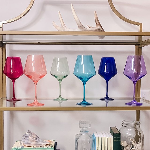 You Need My Favorite Colorful Stemware For Alfresco Entertaining