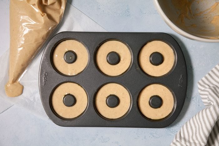 A Baking Tray With Dough in It