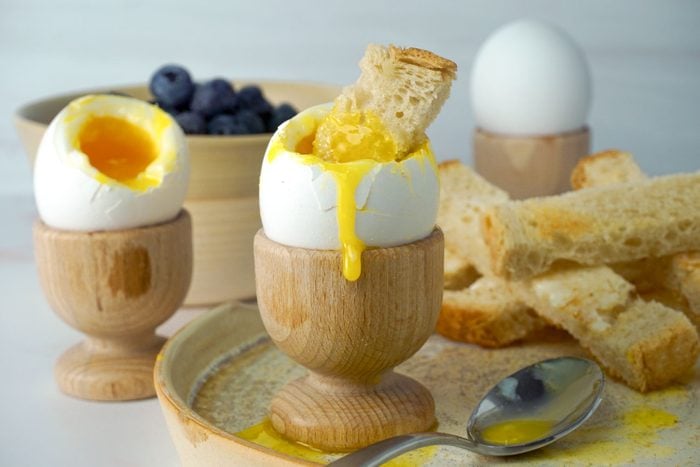 Dipping Toast Into Dippy Eggs Lauren Habermehl For Taste Of Home