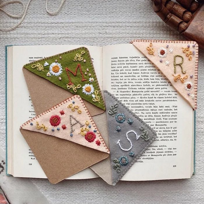 Embroidered Bookmark