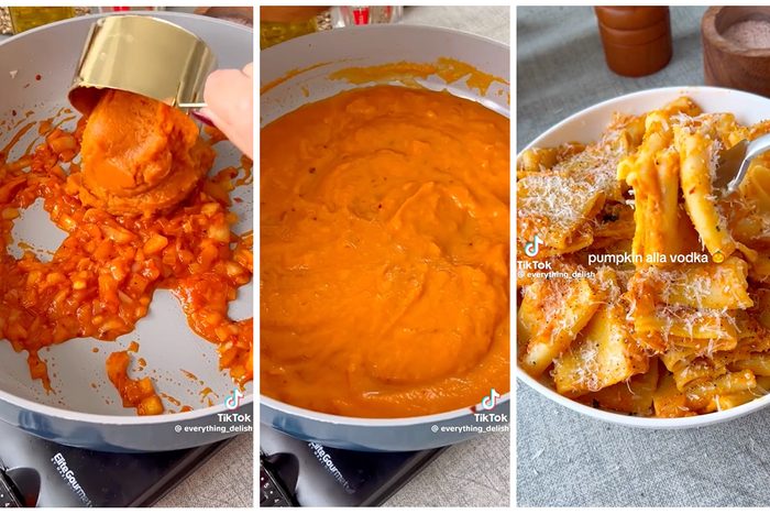 Pumpkin Alla Vodka Via Everything_Delish TikTok