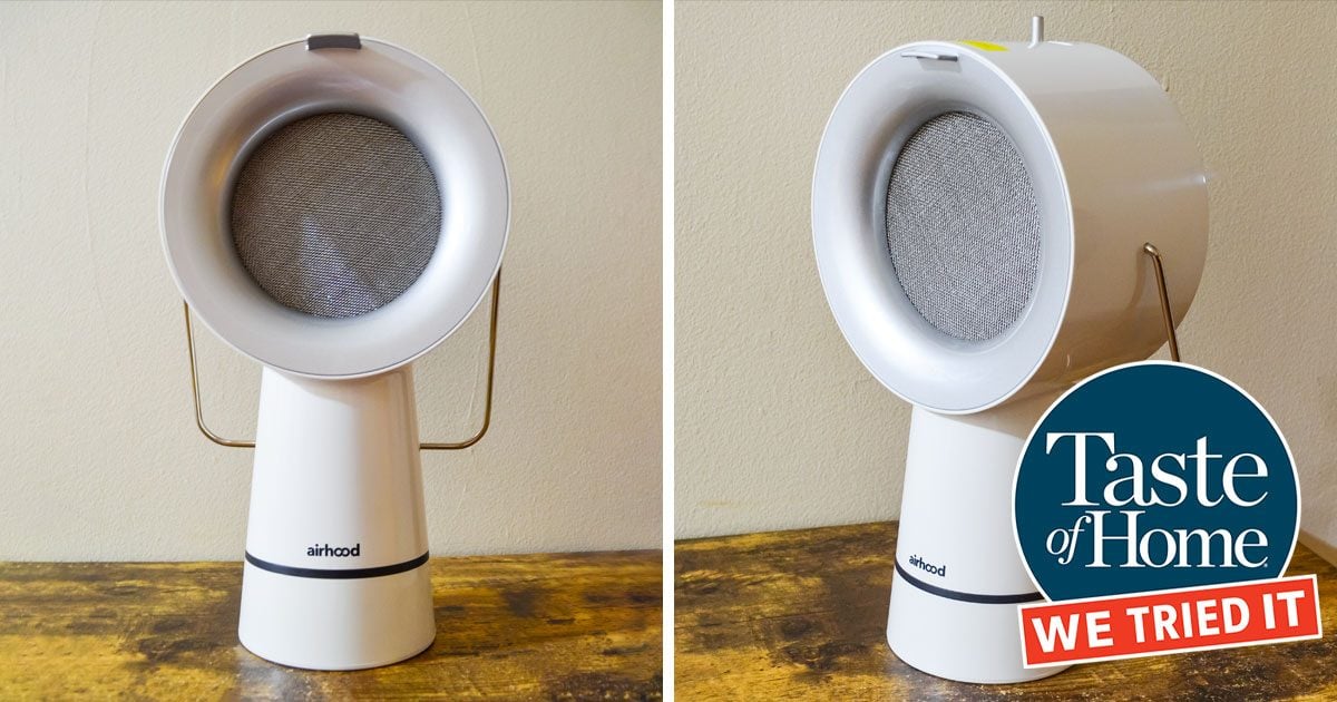 AirHood™  The World's First Portable Kitchen Air Cleaner 