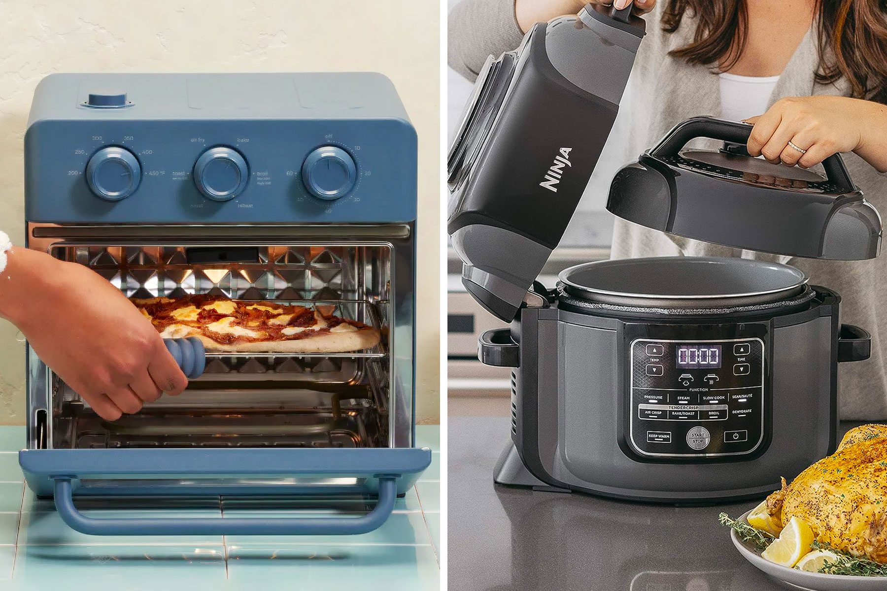 Our Place Wonder Oven | 6-in-1 Air Fryer & Toaster Oven with Steam Infusion  | Compact, Countertop Friendly, Fast Preheat, Multifunctional | Air Fry