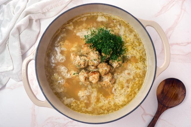 Add Meatballs To Ina Garten Italian Wedding Soup Lauren Habermehl For Toh