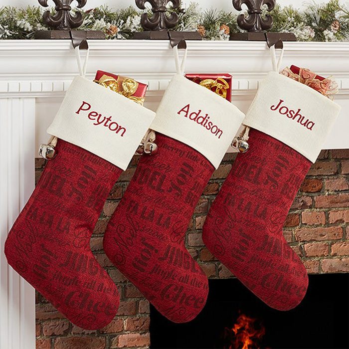 Carol Personalized Christmas Stockings