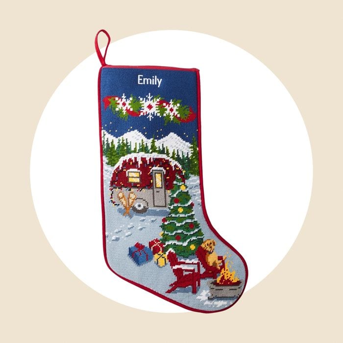 Classic Needlepoint Personalized Christmas Stockings