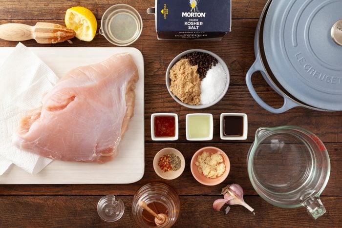 ingredients for Brined Grilled Turkey Breast
