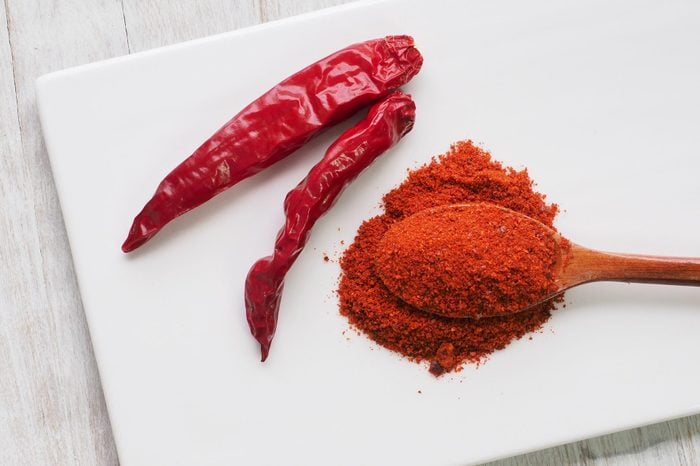 Korean red pepper powder and dried chili