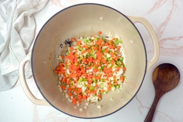 Saute Vegetables For Ina Garten Italian Wedding Soup Lauren Habermehl For Toh
