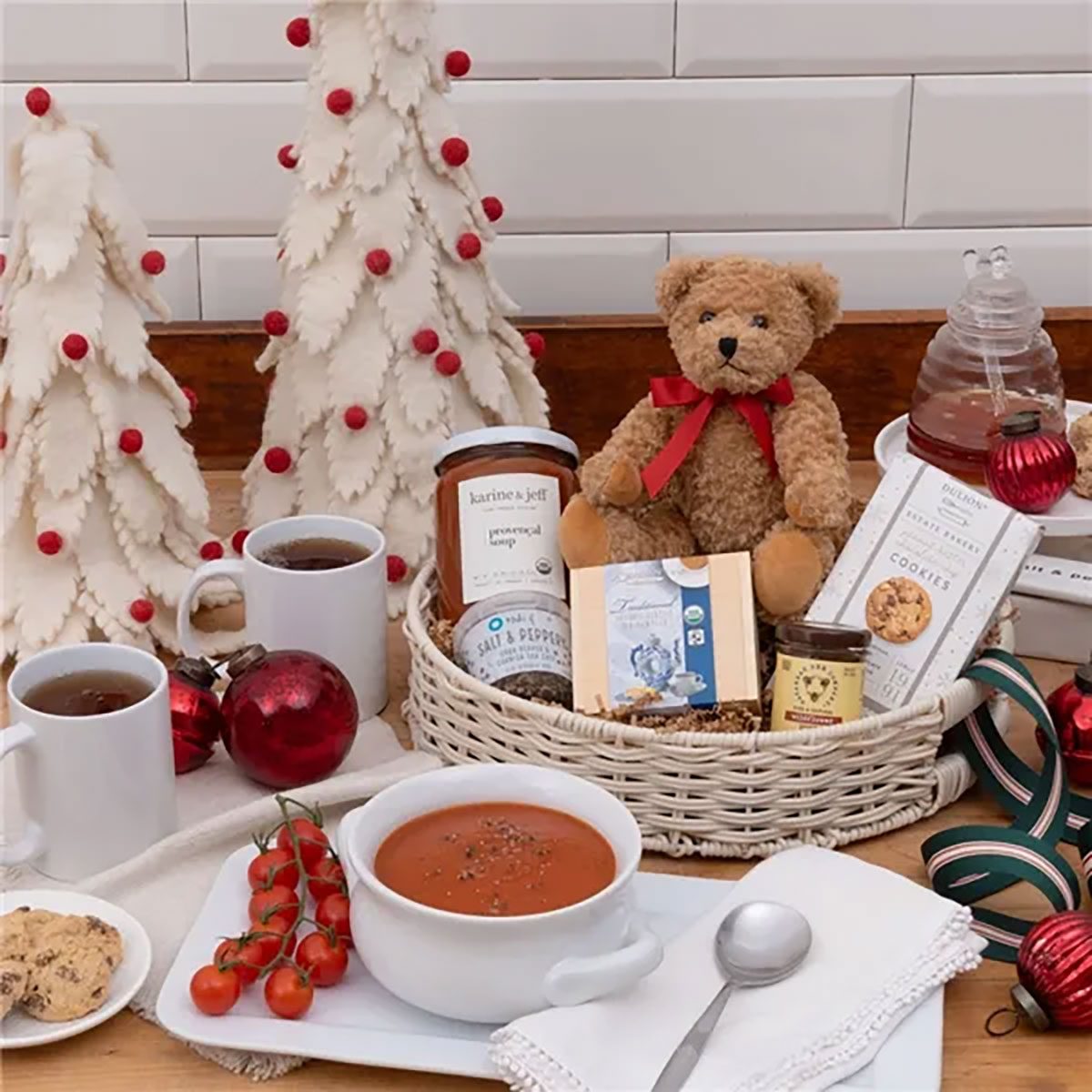 Soup Love And Bear Hugs Gift Basket 