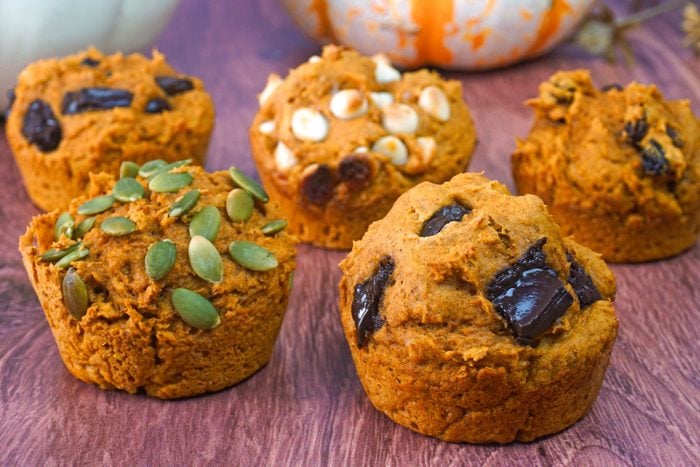 Stylled Two Ingredient Pumpkin Muffins Lauren Habermehl For Toh Resize Recolor Dh Toh