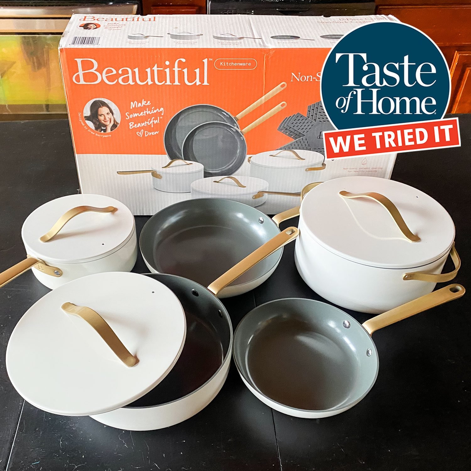 Beautiful by Drew Barrymore Cookware Set Review [2023]