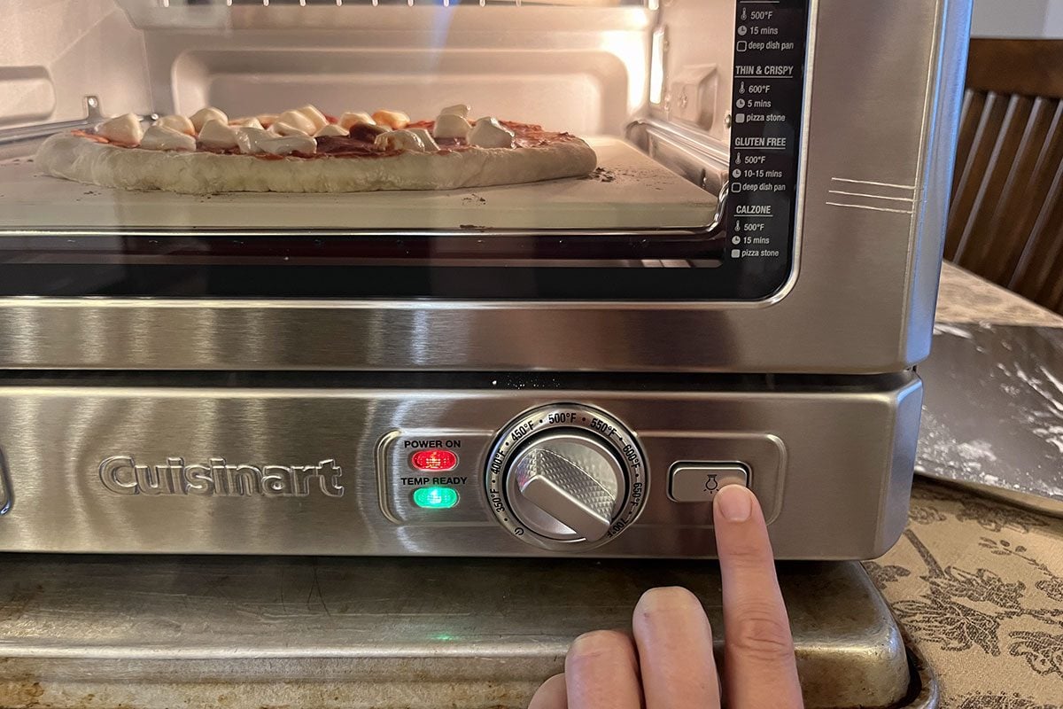 Turning On Light of the Oven