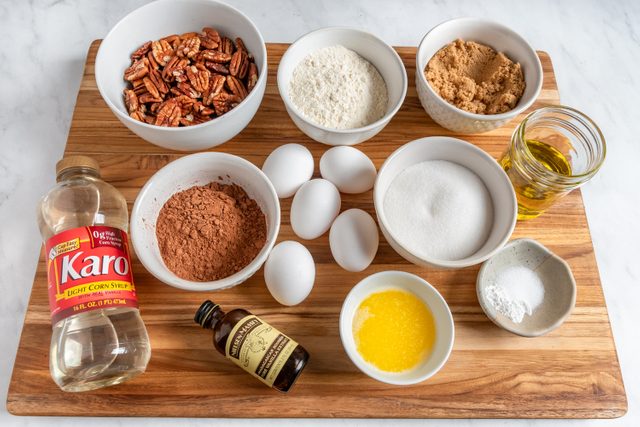 Ingredients For Pecan Pie Brownies Molly Allen For Toh