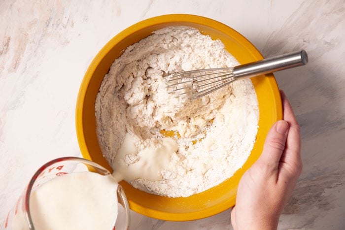 Mixing Dry Ingredients in a Bowl