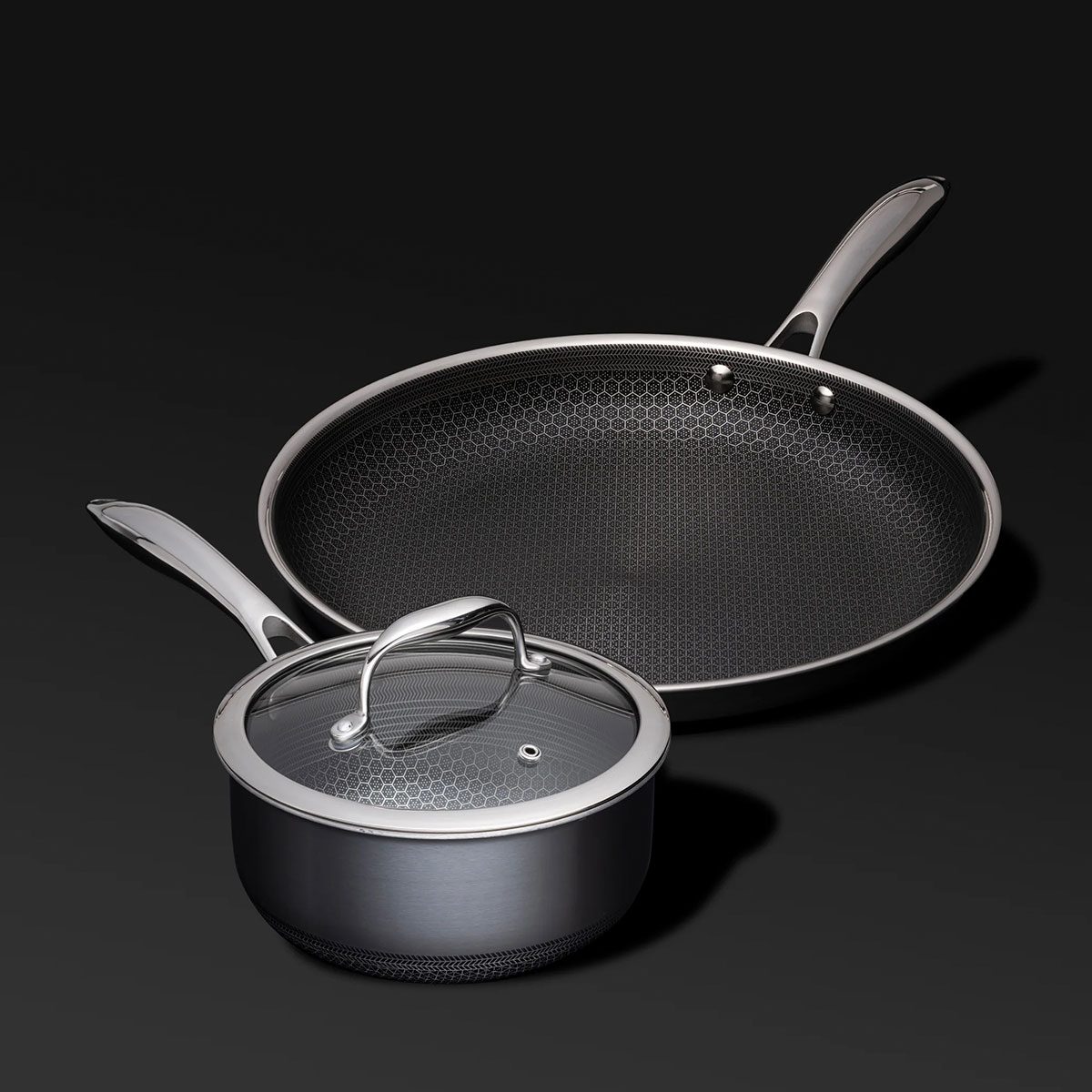 Costco Item Review Hexclad Hex Clad Hybrid Cookware Commercial Pan and Lid  Set 8 10 12 inch Wok 