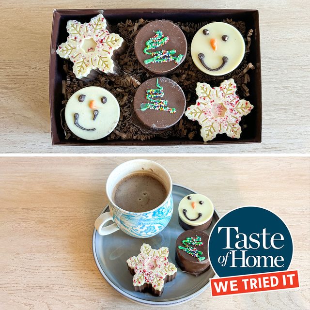 TOH We Tried It Harry & David Winter Designs Hot Chocolate Bombs