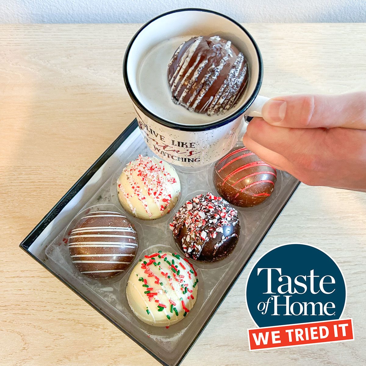 TOH We Tried It Hickory Farms Hot Chocolate Bomb Gift Set