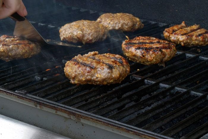 Grilling Barbecue Burgers