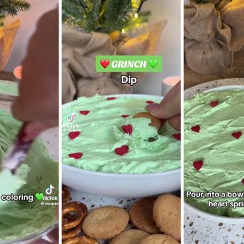 Toh Tiktok Viral Grinch Dip Via Recipes Tiktok