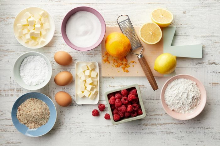 ingredients for Lemon Tart 