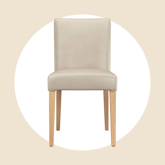 Crate & Barrel Lowe Leather Dining Chair