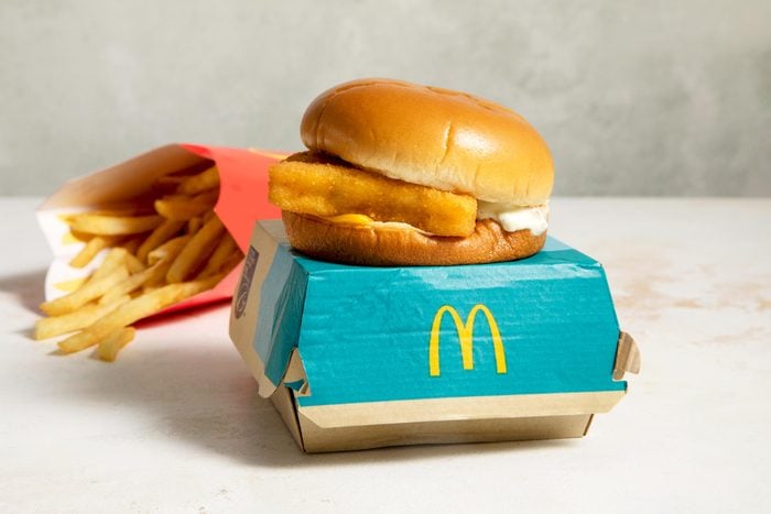 Filet-o-Fish on McDonalds box