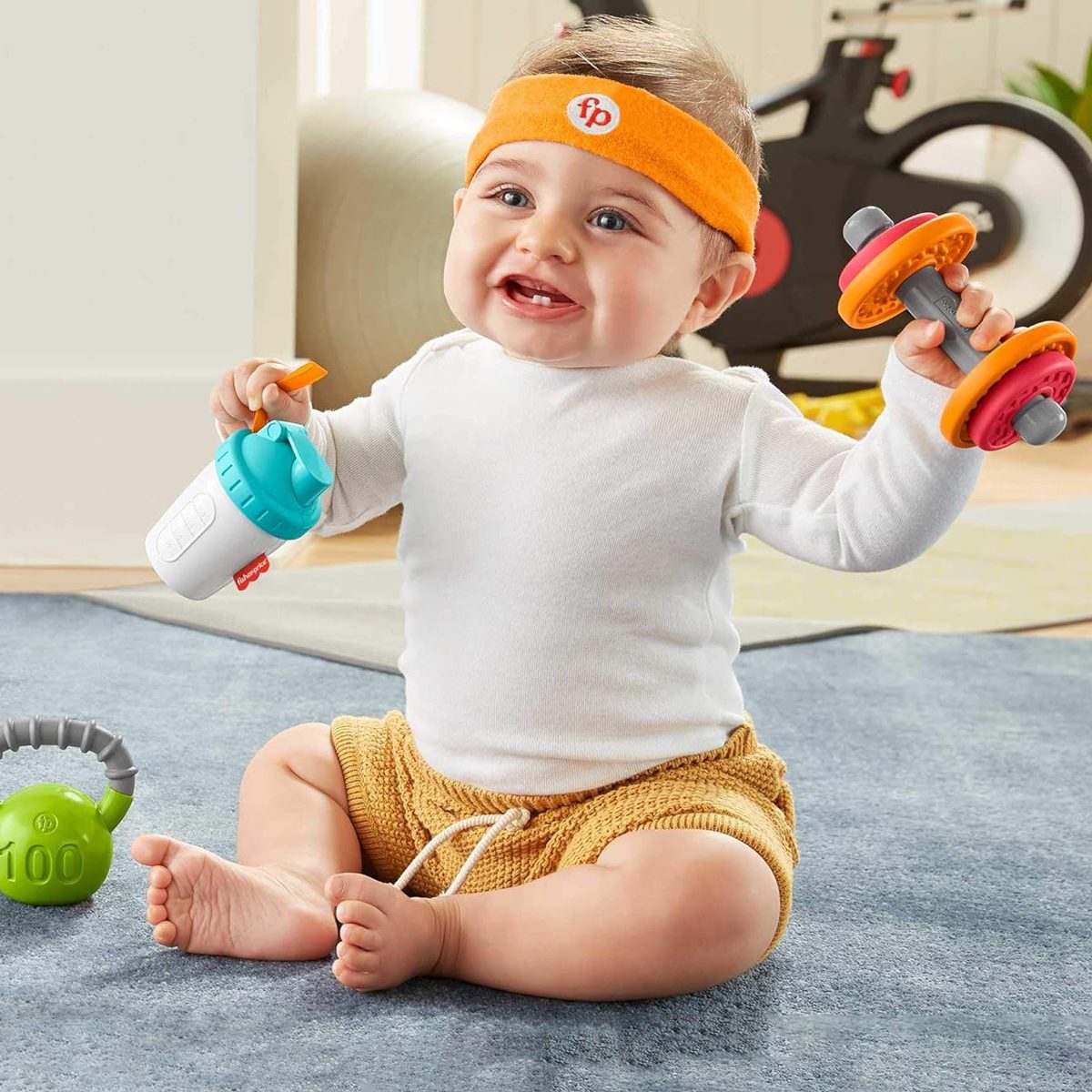 Fisher Price Baby Teething & Rattle Toys Baby Biceps Gift Set Ecomm Via ...