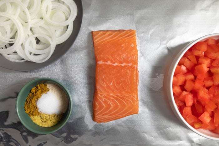 Ingredients for Grilled Salmon In Foil