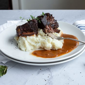 Marry Me Short Ribs served on plate